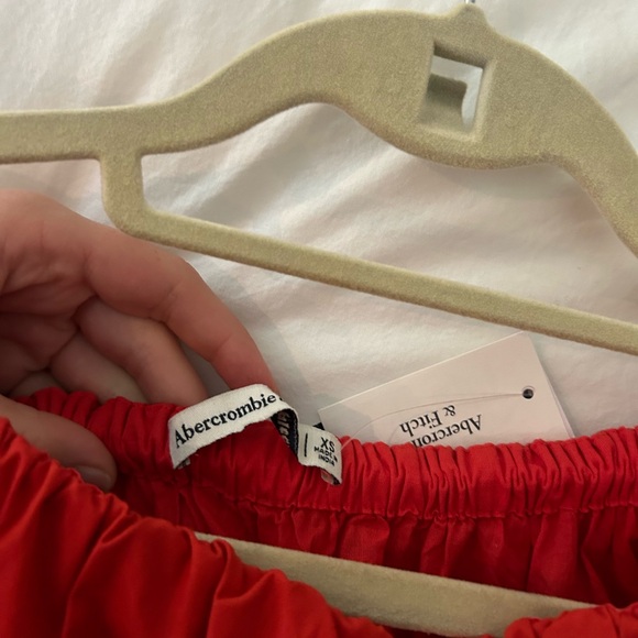 Abercrombie & Fitch red mini dress - Picture 3 of 4